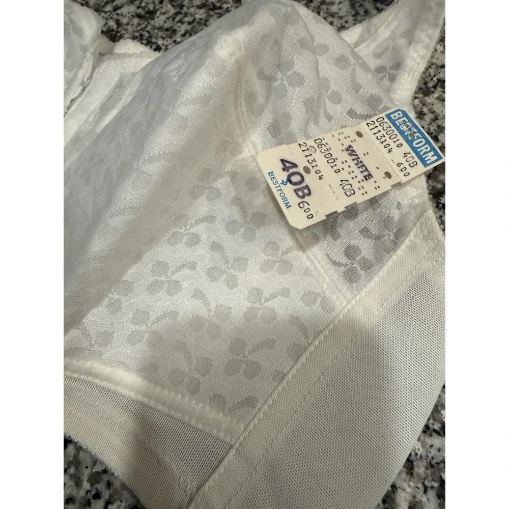 Vintage Bestform Women's 40B Beauty Collection Bra Style# 6300 NWT Front Clasp - Picture 6 of 6